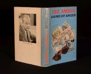 1964 Eric Ambler A Kind of Anger First Edition in Unclipped