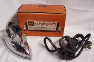 Mastercraft 1930s Electric Boudoir Iron Boxed