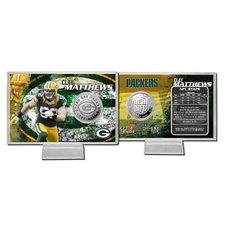 2012 NFL Silver Plated Coin Card by The Highland Mint   Clay Matthews