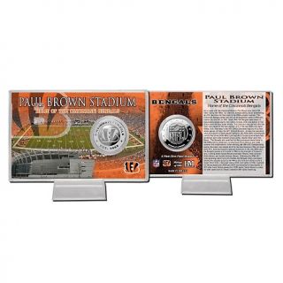  Cincinnati 2012 NFL Silver Plated Coin Card Paul Brown Stadium