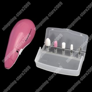Electric Manicure Pedicure Nail Drill File Tool Set