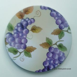  Grapes Grapevine ROUND STOVE Electric Range Cook Top BURNER COVERS