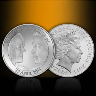 2011 Limited Edition Official Royal Wedding Crown Coin by The Royal