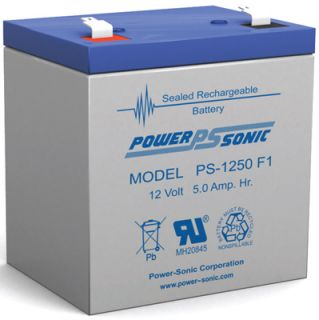 Power Sonic 12V 5Ah Alarm Battery Replaces 4 5Ah Enduring CB 4 5 12