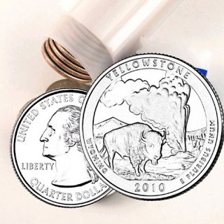 Yellowstone America the Beautiful National Park P Mint Quarter Roll