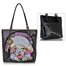 sharif sequin patent tote with tassel d 2012111612252909~220197_001