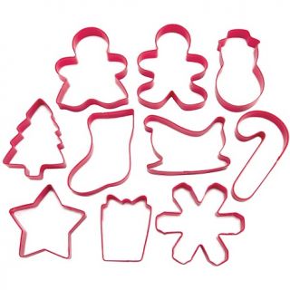  Cake & Cookie Decorating Wilton Cookie Cutter 10 piece Set   Holiday