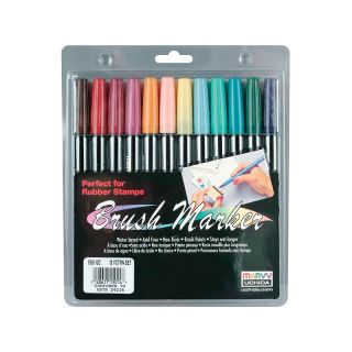  & Markers & Chalks Uchida Brush Art Marker Set   12 pack   Victorian