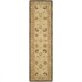 Safavieh Anatolia Hand Tufted Wool Ivory Brown 23 x 12 Rug