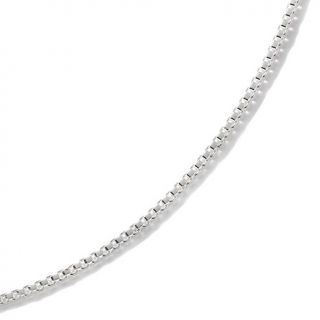 Jewelry Necklaces Chain Sterling Silver 1.3mm Box Chain   18