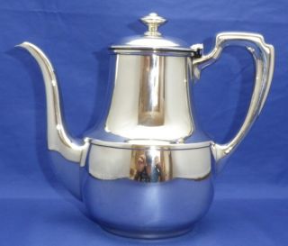 Victorian Elkington Silver Plate Classic Style Coffee Pot