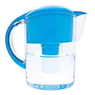Code Blue Water Filter Pitcher w 4 Filters and Electronic Fill Counter