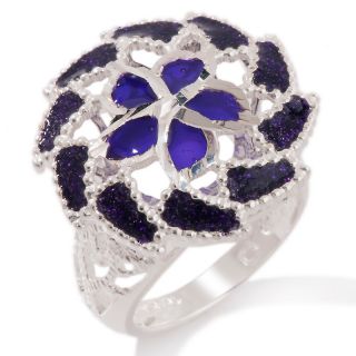  vanita purple enamel sterling silver swirl ring rating 21 $ 17 43 s