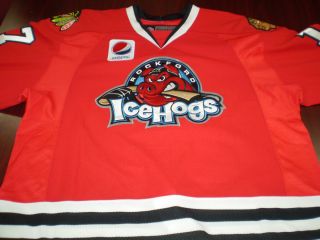  Jimmy Hayes IceHogs Authentic Jersey