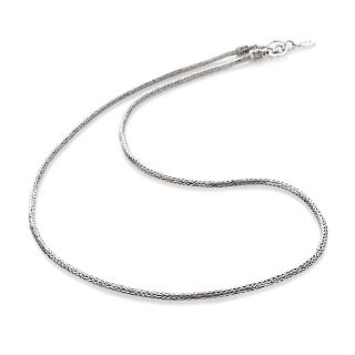  Robert Manse Sterling Silver 2mm Wheat Chain Necklace   18