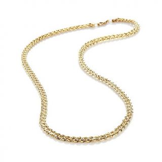  Jewelry® 10K Yellow Gold Double Rope Chain 18 Neckla