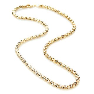  Jewelry Necklaces Chain Technibond® Concave Texture 18 Popcorn Chain