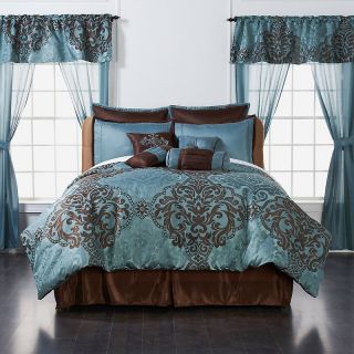 Highgate Manor Ritz Comforter Set, 20 Piece   Blue