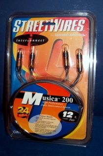 Esoteric Audio USA Wires Musica 200 24 Karat Gold Plated 12 Pair No