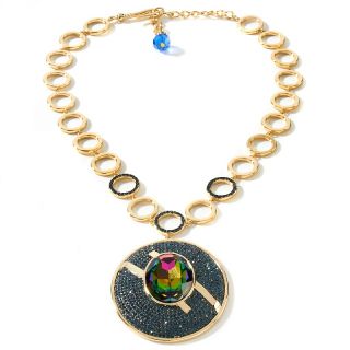 AKKAD The Higher Roller Pavé Crystal 19 3/4 Drop Necklac