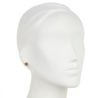 Victoria Wieck 1.9ct Fire Citrine Sterling Silver Stud Earrings