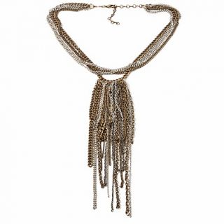  Necklaces Chain Tori Spelling Mixed Chain Tricolor 21 Tassel Necklace