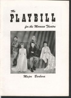  Barbara Playbill 1/28/57 Burgess Meredith Eli Wallach Morosco Theatre