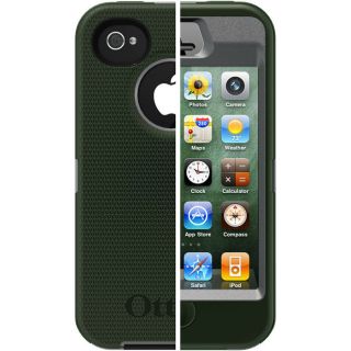 New Otterbox Defender Case Envy Green Gunmetal Grey for iPhone 4 4S in