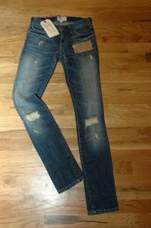 Current Elliott Destroyed Skinny Sz 23 Womens Jeans Retails $230