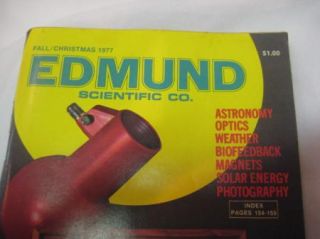 Vintage Edmund Scientific Co Catalog 1977