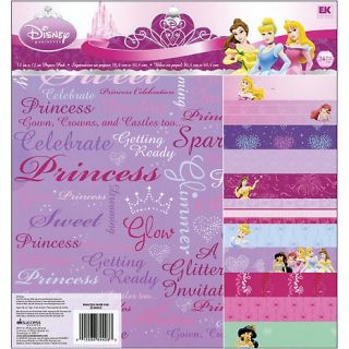  Scrapbooking Kits Disney Paper Pad   24 Sheets Disney Princess Paper