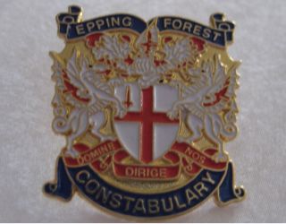 Epping Forest Constabulary Police Coat of Arms Badge City of London