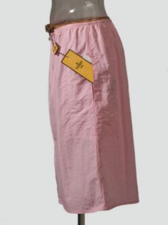 New Fendi Sports Pink Skirt Size 44 US 10 Retail $290