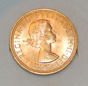 1968 Full Sovereign Elizabeth II British Gold Coin MS++