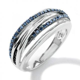  22ct colored diamond interlocking 6 row band ring rating 22 $ 59 95 s