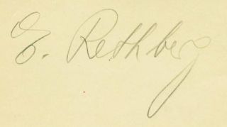 Elizabeth Rethberg Vintage Signed Page Autograph Cuba