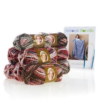 Deborah Norville Deborah Norville Chevron Afghan Knitting Kit