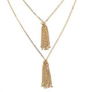  ® Double Tassel Drop Scarf 27 1/2 Necklace