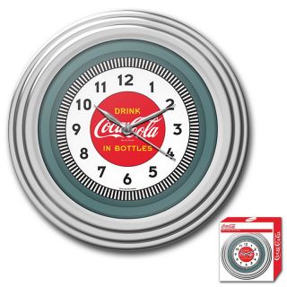 coca cola 11 34 clock with chrome 30s style d 20121005151611673