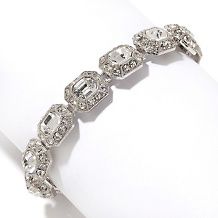 cuff bracelet $ 34 95 r j graziano glam up pave crystal drop earrings