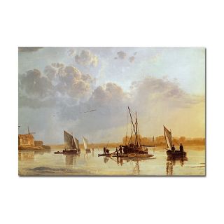  Wall Décor Coastal Art Giclee Print   Boats on a River 1658 30 x 47