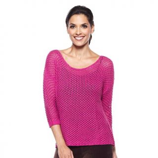 serena williams 34 sleeve crochet pullover sweater d 20120911120427603