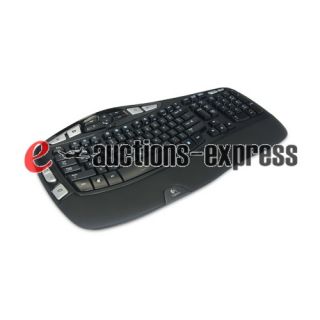 mk550 wireless ergonomic keyboard mouse wave combo open box 920 002555