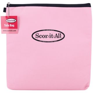 Scor It Large Zippered Padded Tote Bag 14 1/2 inch x 14 1/2 inch