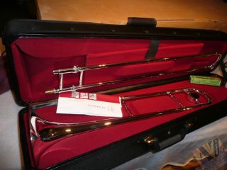 Besson Silver Plated Student Trombone Outfit BE1030 Inspected, Oiled