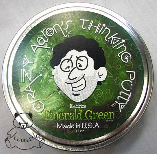 Emerald Green Electric Iridescent Sparkle Crazy Aarons Thinking Putty