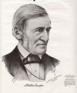 Ralph Waldo Emerson 15x15 Portrait J Wilbur Gonterman