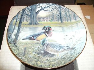 THE WOOD DUCK   COLLECTOR PLATE   EDWIN M. KNOWLES CHINA CO.