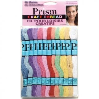  Sewing Threads Prism Craft Thread Pack 8 Meters 36 Pack   Pastels