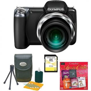 Olympus SP 810UZ 14MP 36X Optical Zoom SLR Style Camera Bundle